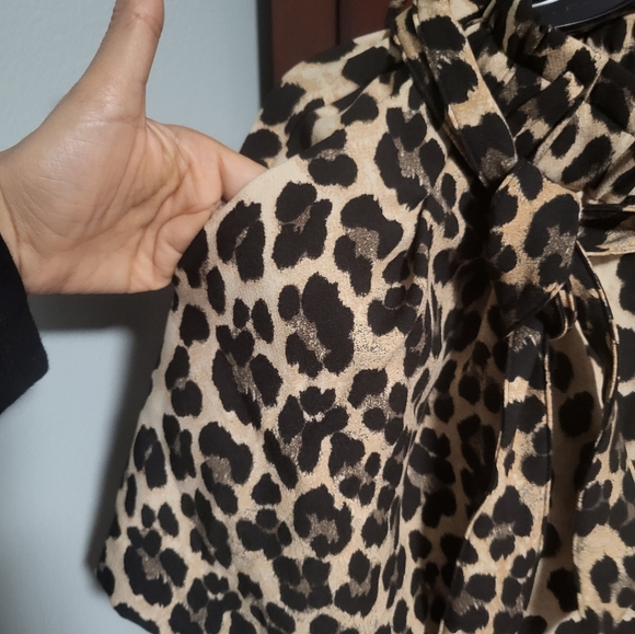 Zara Leopard Print High Waisted Shorts - Picture 10 of 12